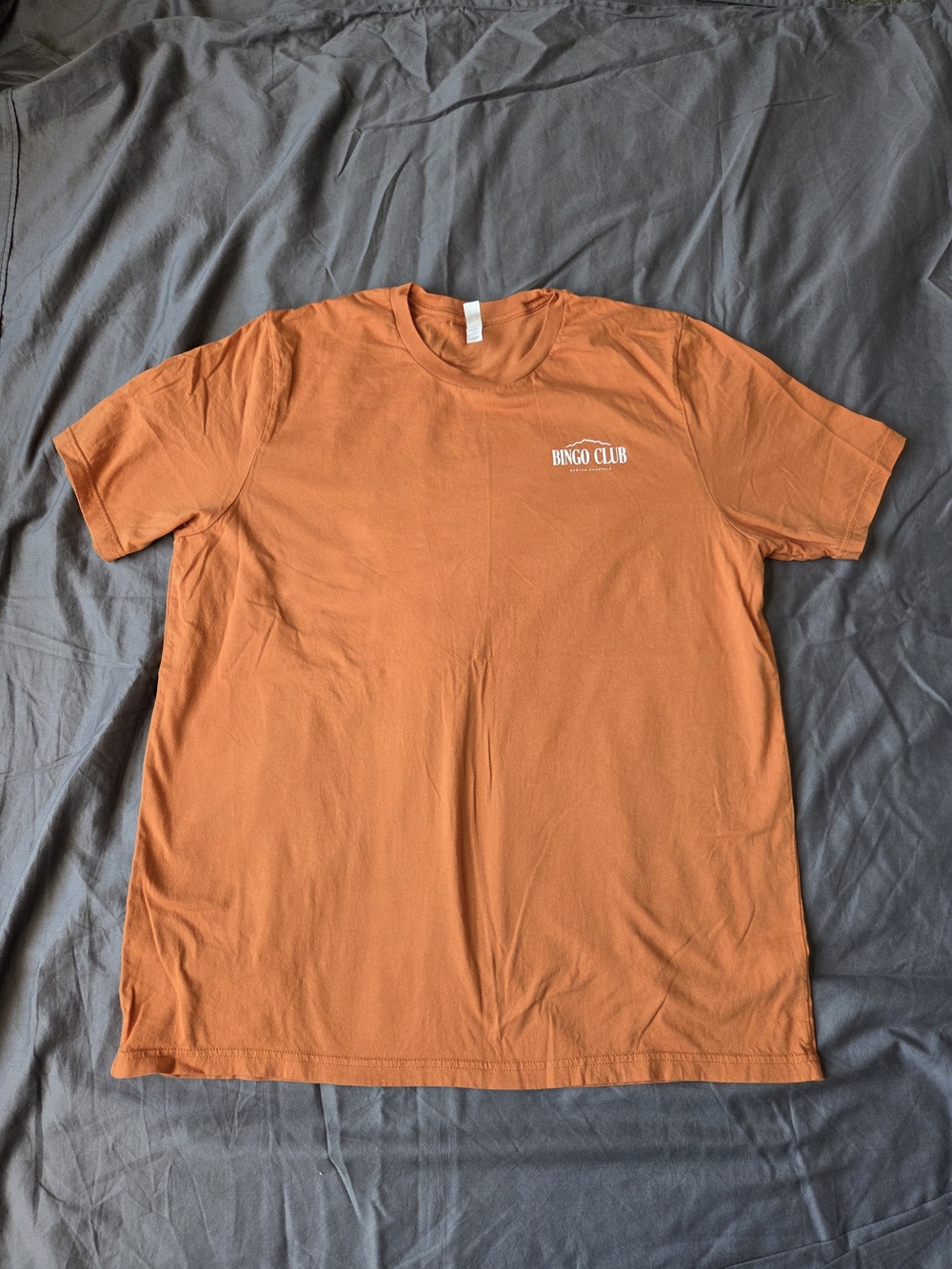 Orange Bingo Time Crew Neck T-Shirt Size 2XL